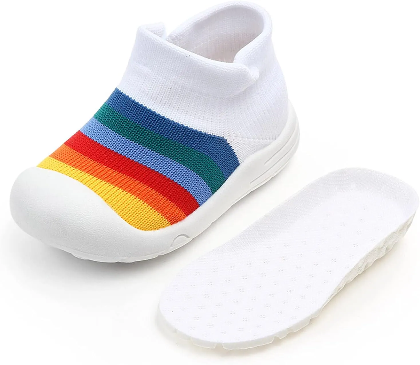 11 Girls Sneakers Shoes Girls Sole Slipper Socks Shoes Rubber Soft Boys Baby Toddler Knit Infant Baby Shoes Kid Shoe 1