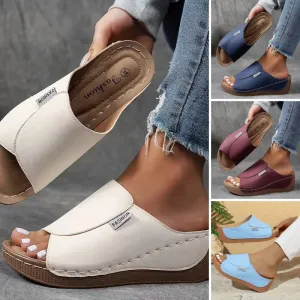2025 Hot Sale 50% OFF - Women's Casual Wedge Slide Sandals