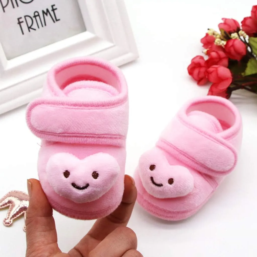 7 Toddler Girl Shoes Stars Girls Soft Sole Infant Boots Baby Shoes Warm Winter Plush Toddler Name Brand Shoes