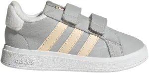 adidas Infant Boys Grand Court Thumper Slip On Sneakers Shoes Casual - Grey - Size 9.5 M