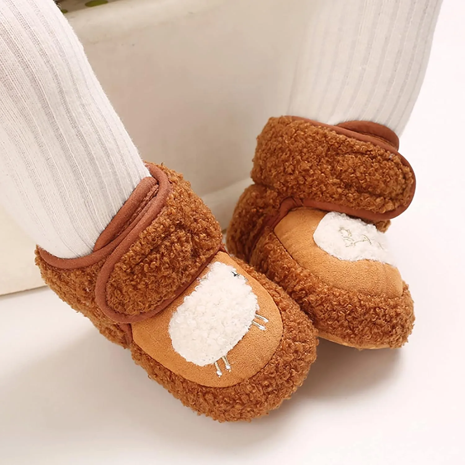 Baby Boots for Infant Toddler Boys Girls Soft Sole Winter Warm Socks Indoor Boots Infant First Walkers Warm Shoes