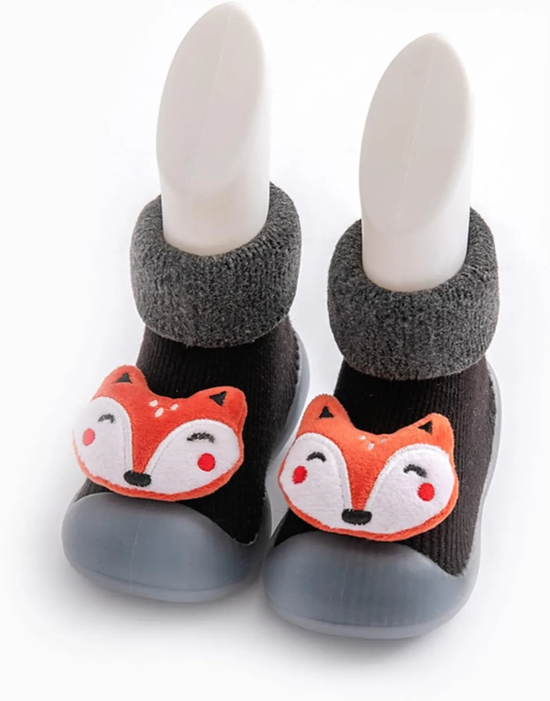 Baby Boy Girls Infant First-Walking Training Shoes Rubber Sole Non-?kid Slipper Floor Sneaker House Shoes Socks