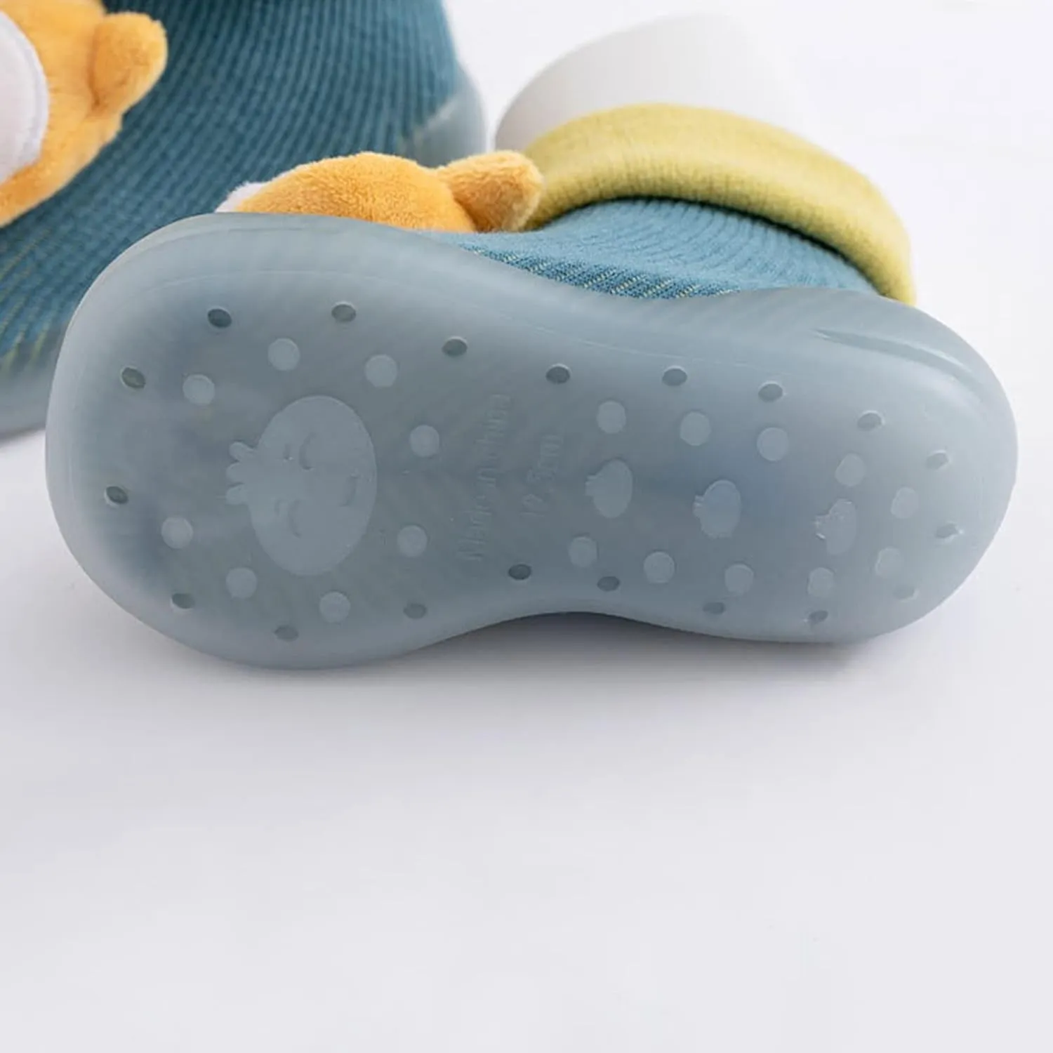 Baby Boy Girls Infant First-Walking Training Shoes Rubber Sole Non-?kid Slipper Floor Sneaker House Shoes Socks