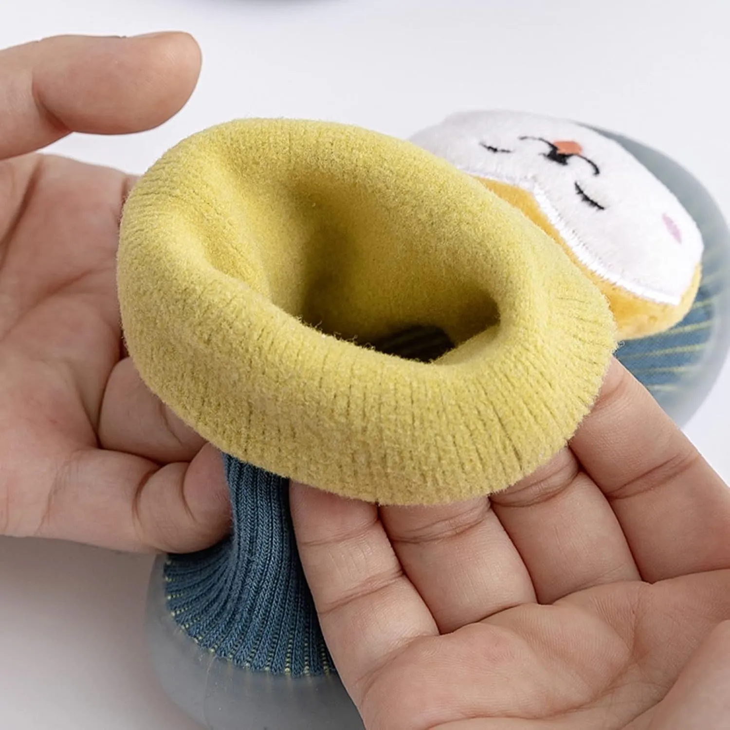 Baby Boy Girls Infant First-Walking Training Shoes Rubber Sole Non-?kid Slipper Floor Sneaker House Shoes Socks