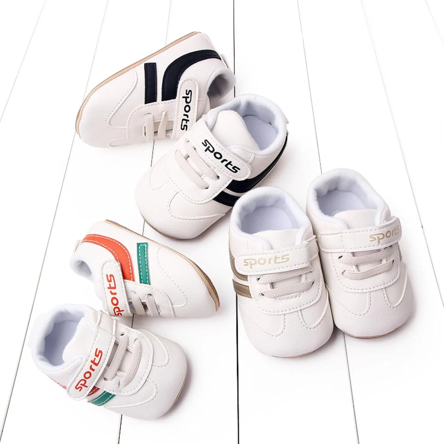 Baby Boys Girls ?xford Shoes PU Leather Soft Rubber Sole Sneakers Anti-Slip Toddler Ankle Boots Walking Shoes