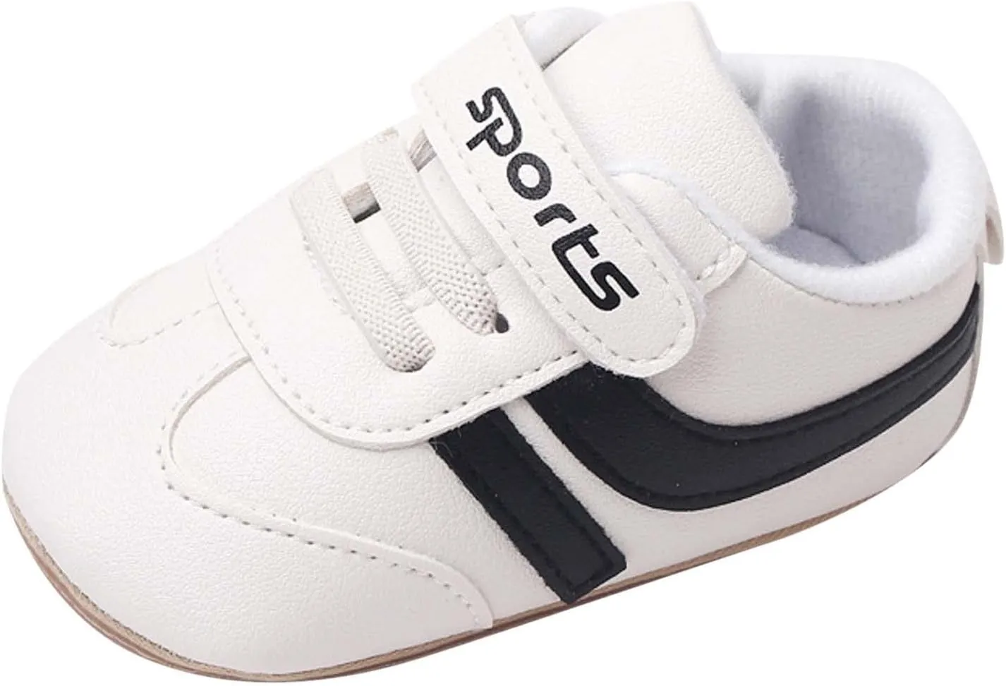 Baby Boys Girls ?xford Shoes PU Leather Soft Rubber Sole Sneakers Anti-Slip Toddler Ankle Boots Walking Shoes