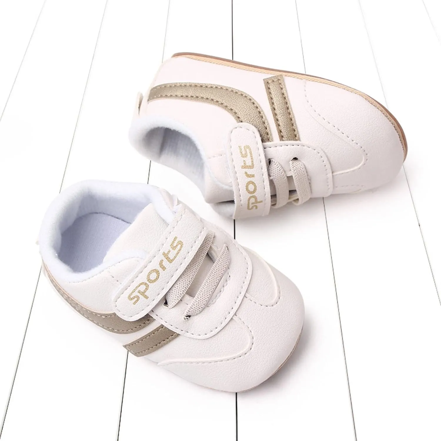 Baby Boys Girls ?xford Shoes PU Leather Soft Rubber Sole Sneakers Anti-Slip Toddler Ankle Boots Walking Shoes