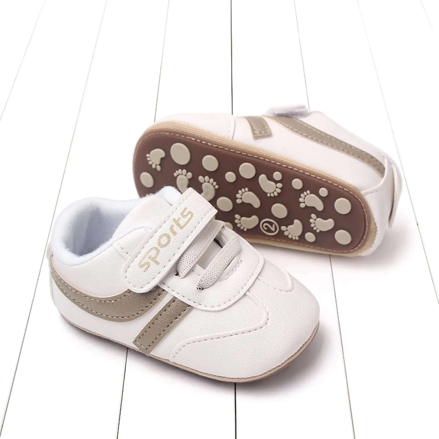 Baby Boys Girls ?xford Shoes PU Leather Soft Rubber Sole Sneakers Anti-Slip Toddler Ankle Boots Walking Shoes