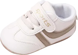 Baby Boys Girls ?xford Shoes PU Leather Soft Rubber Sole Sneakers Anti-Slip Toddler Ankle Boots Walking Shoes