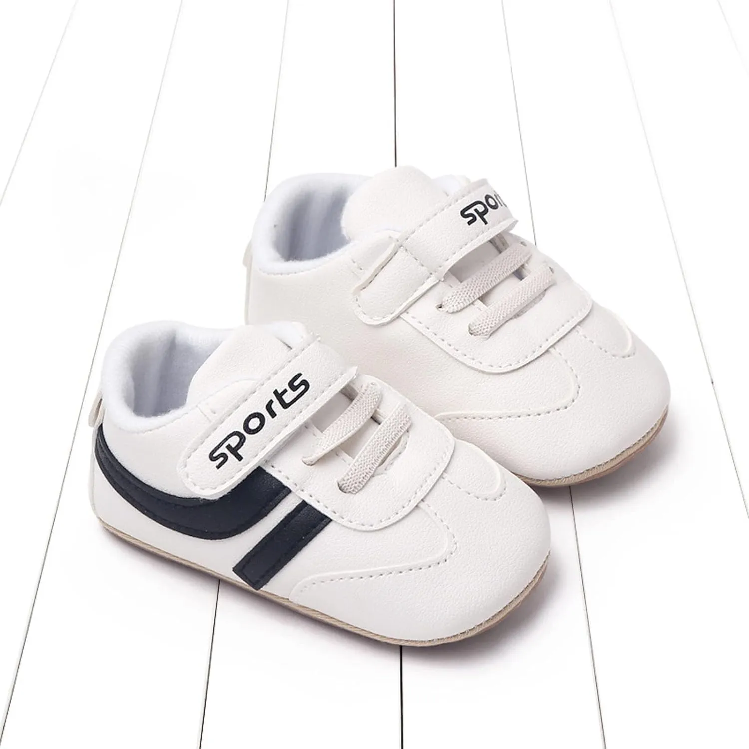 Baby Boys Girls ?xford Shoes PU Leather Soft Rubber Sole Sneakers Anti-Slip Toddler Ankle Boots Walking Shoes
