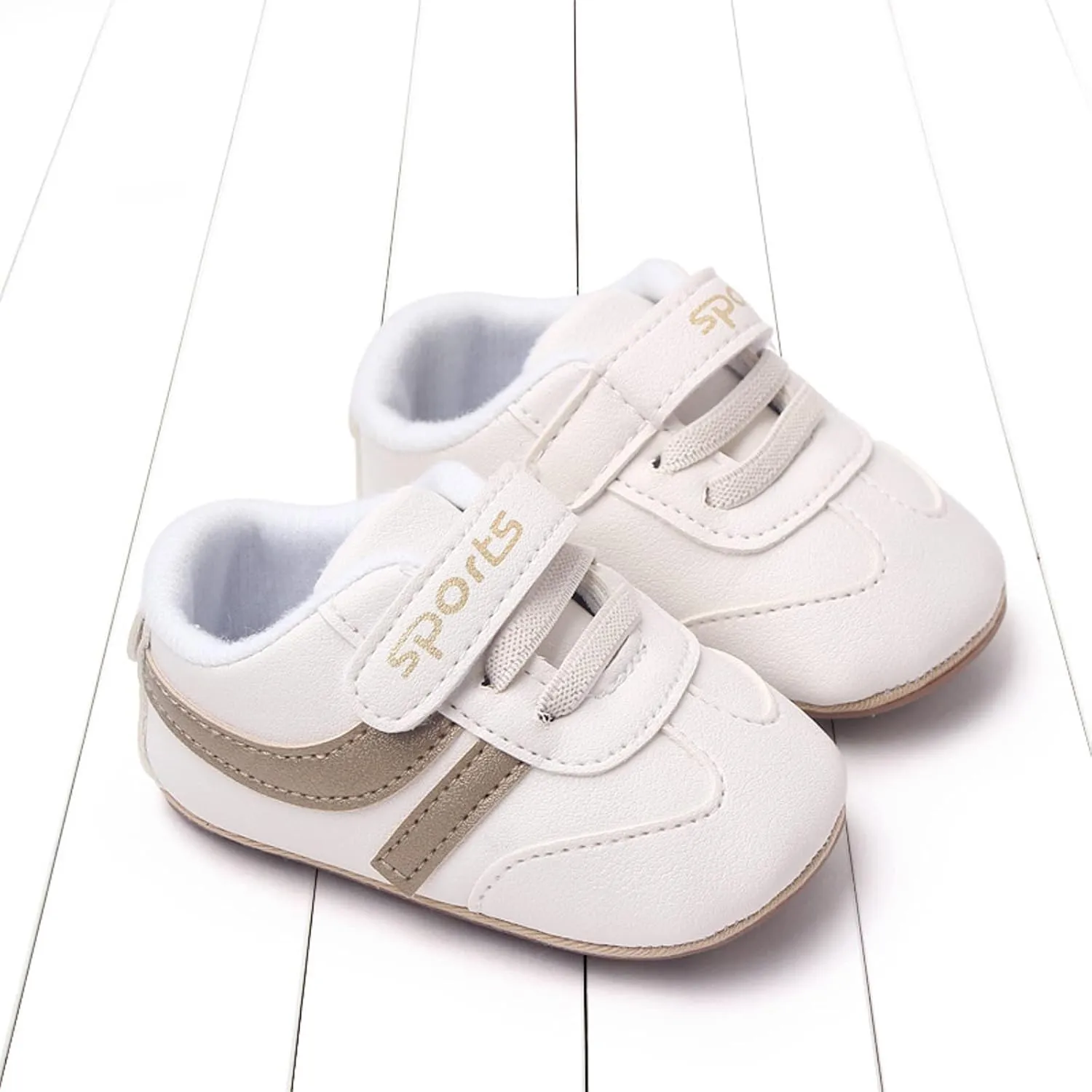 Baby Boys Girls ?xford Shoes PU Leather Soft Rubber Sole Sneakers Anti-Slip Toddler Ankle Boots Walking Shoes
