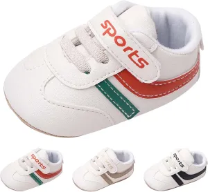 Baby Boys Girls ?xford Shoes PU Leather Soft Rubber Sole Sneakers Anti-Slip Toddler Ankle Boots Walking Shoes