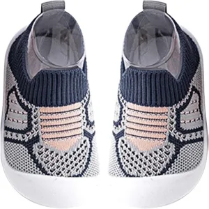 Baby Crib Shoes Boys Girls First Walking Shoes Non Slip Soft Sole Sneakers Toddler Infant Indoor Sock Shoes