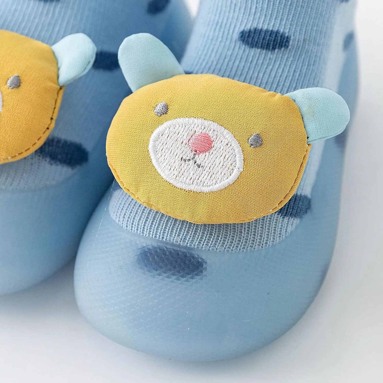 Baby First-Walking Shoes Trainers Toddler Soft Sole Non Slip Cotton Mesh Breathable Lightweight Slip-on Sneakers
