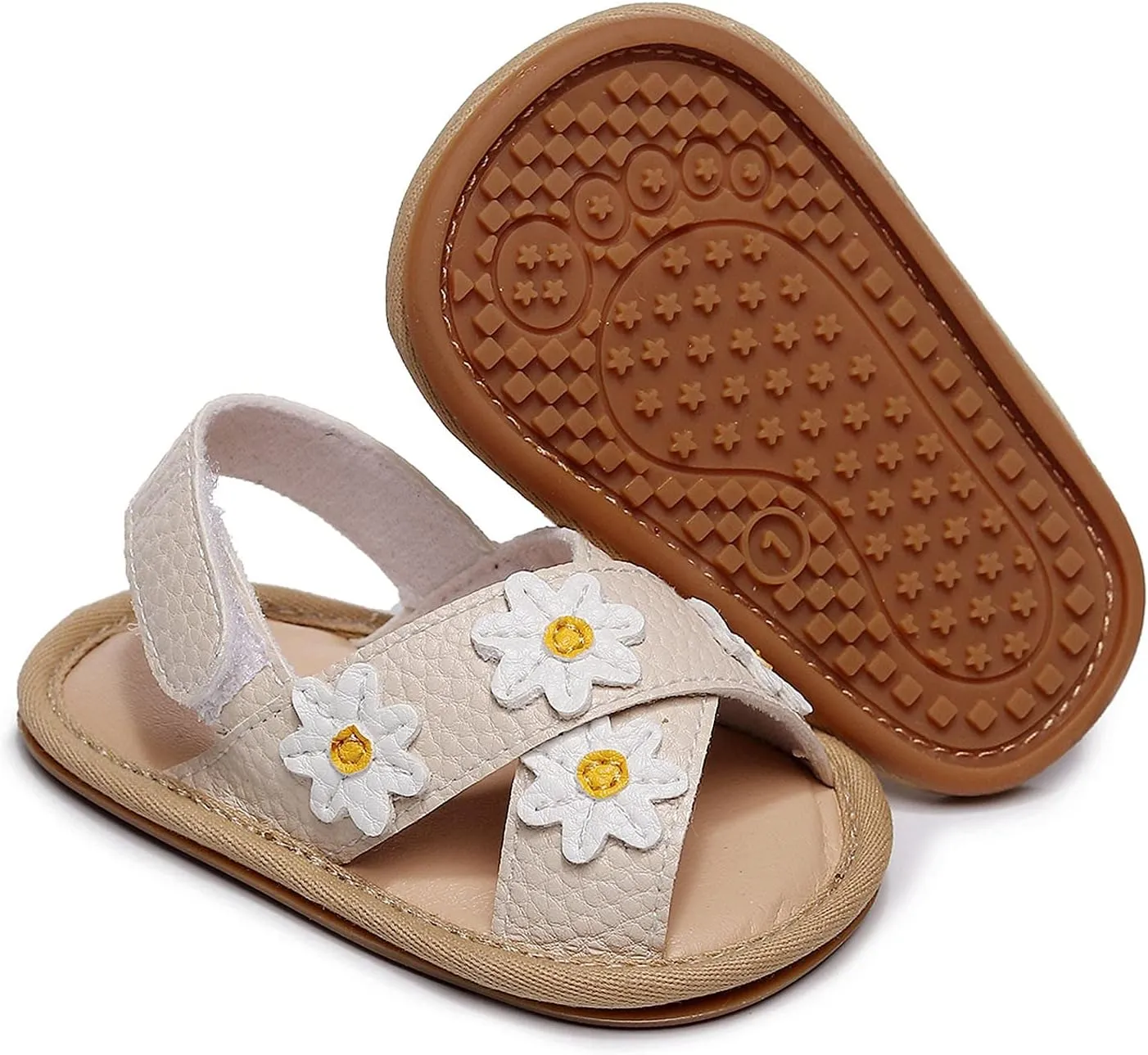 Baby Girl Boy Sandals Soft Anti-Slip Rubber Sole Infant Summer Outdoor Shoes Toddler Newborn First Walker Crib Shoes