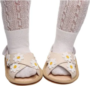 Baby Girl Boy Sandals Soft Anti-Slip Rubber Sole Infant Summer Outdoor Shoes Toddler Newborn First Walker Crib Shoes