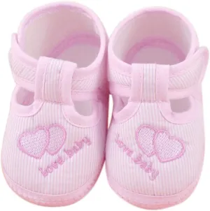 Baby Girls First Walkers Shoes Newborn Boy Soft Sole Crib Toddler Shoes Canvas Sneaker for Kids