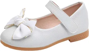 Baby Girl's Mary Jane Sandals Casual Shoes Flat Bottom Lightweight Fashion Bow-Front Mary Janes School Oxford Loafers Cute Sandal Shoes