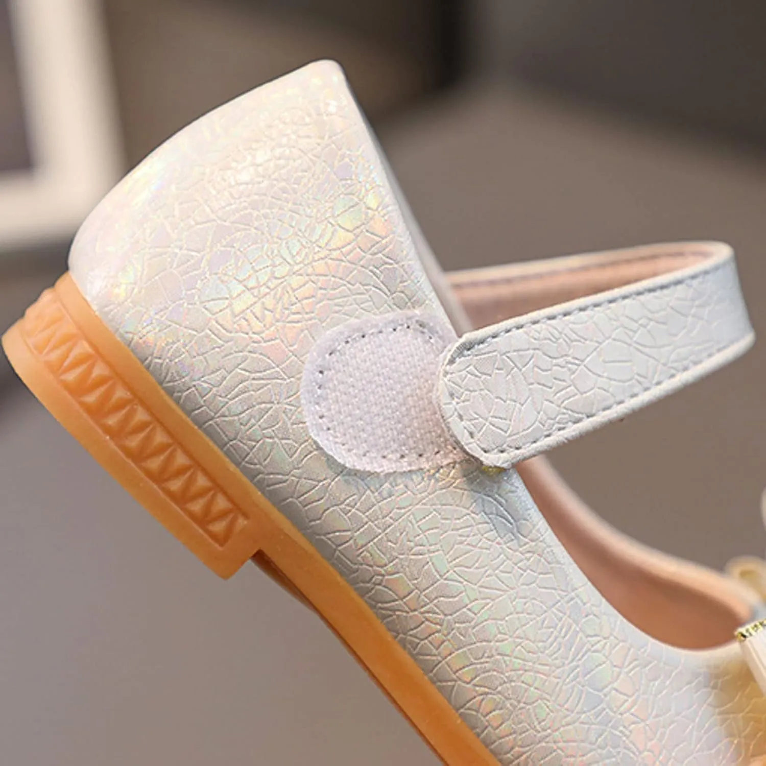 Baby Girl's Mary Jane Sandals Casual Shoes Flat Bottom Lightweight Fashion Bow-Front Mary Janes School Oxford Loafers Cute Sandal Shoes