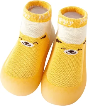 Baby Home Sneakers Girls Boys Lightweight Breathable Mesh First Walking Shoes Non Slip Soft Sole Sock Shoes