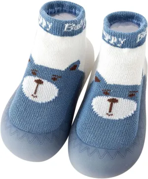 Baby Home Sneakers Girls Boys Lightweight Breathable Mesh First Walking Shoes Non Slip Soft Sole Sock Shoes