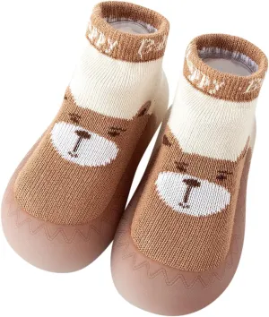 Baby Home Sneakers Girls Boys Lightweight Breathable Mesh First Walking Shoes Non Slip Soft Sole Sock Shoes