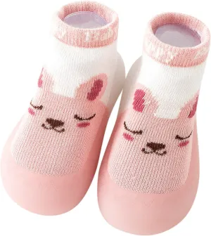 Baby Home Sneakers Girls Boys Lightweight Breathable Mesh First Walking Shoes Non Slip Soft Sole Sock Shoes