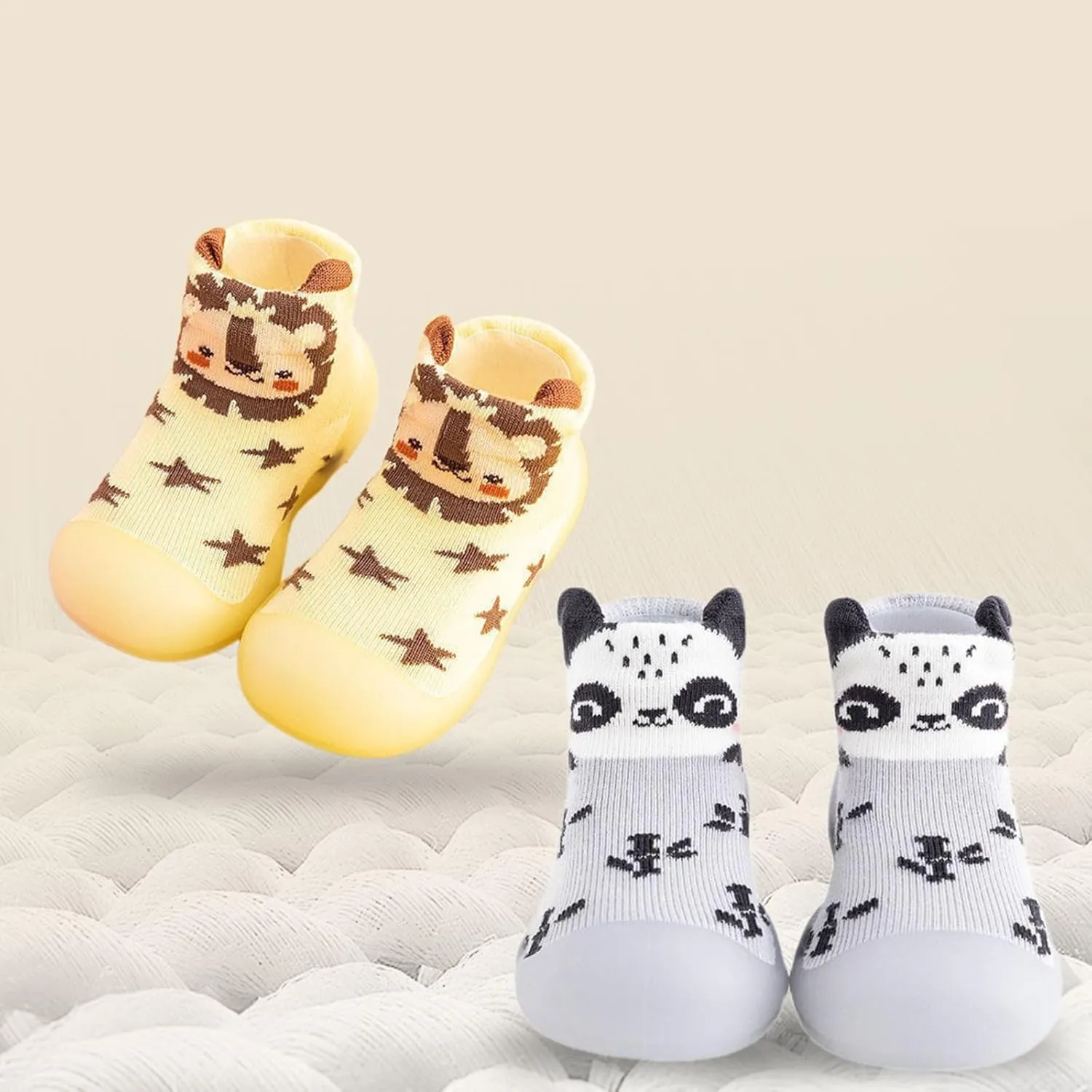 Baby Shoe Socks 6to12 Months Toddler Baby Girls Boys Sock Shoe Elastic Indoor Slipper Infant First Cats Soft Sole Rubber Shoes White Toddler Shoes