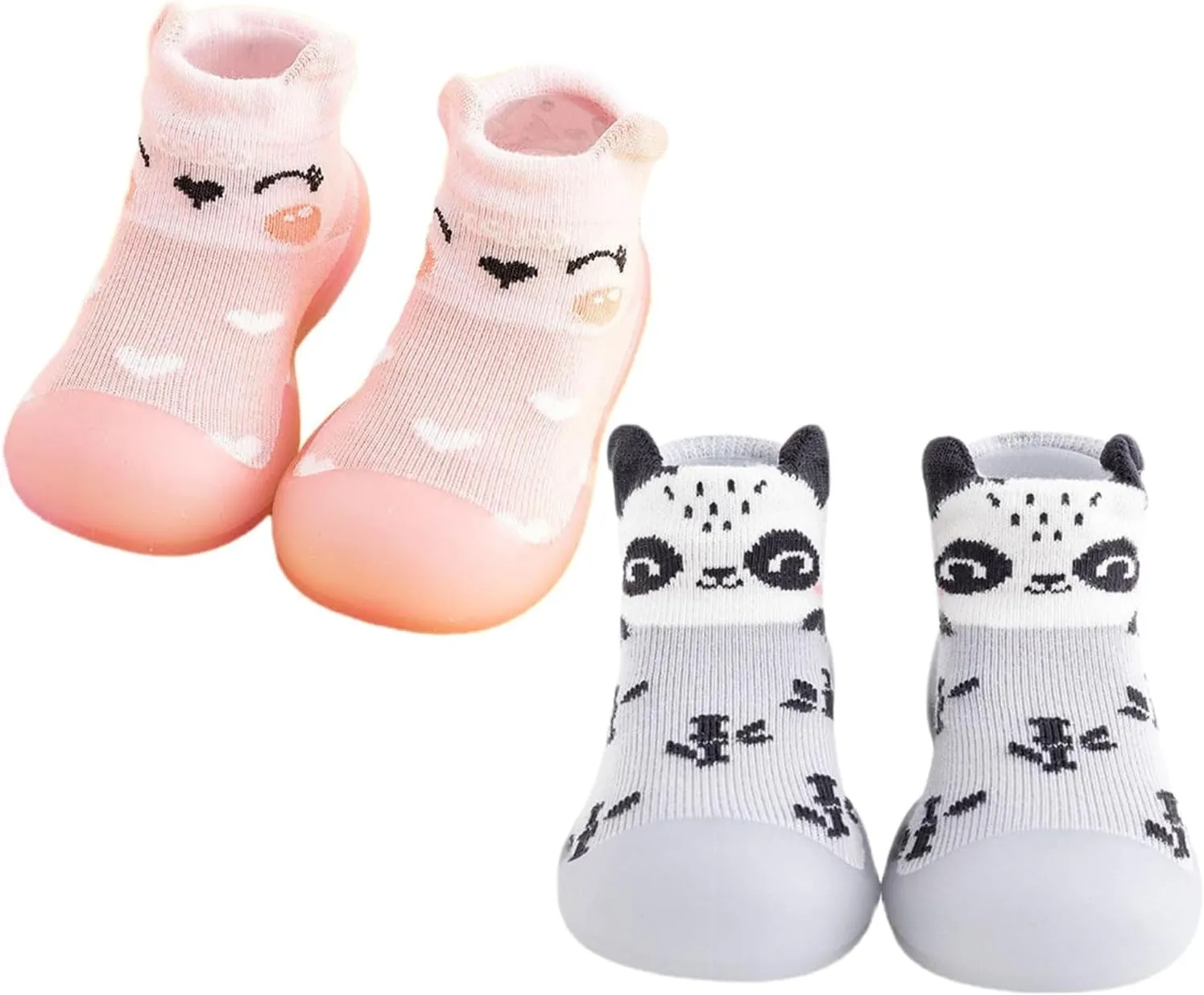 Baby Shoe Socks 6to12 Months Toddler Baby Girls Boys Sock Shoe Elastic Indoor Slipper Infant First Cats Soft Sole Rubber Shoes White Toddler Shoes