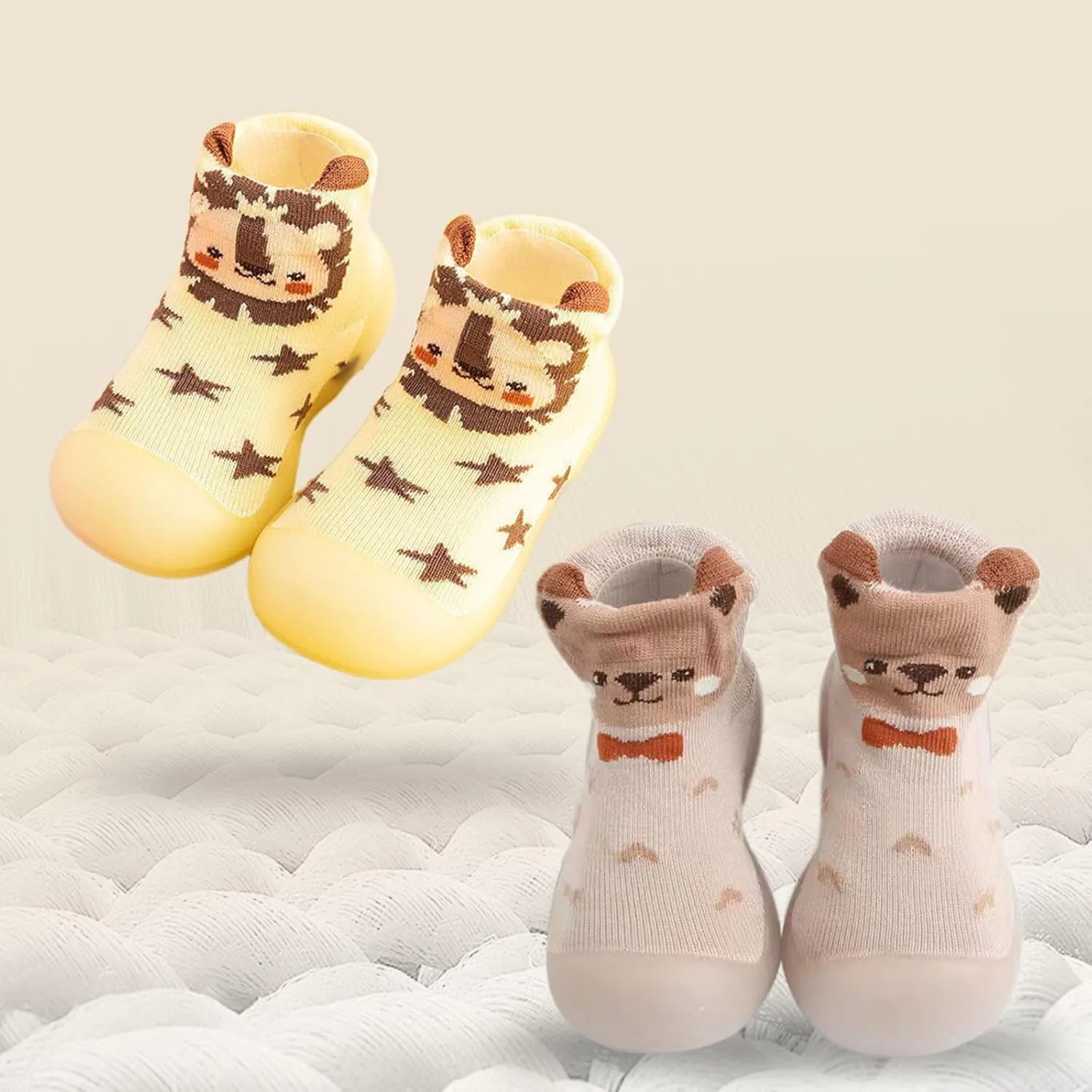 Baby Shoe Socks 6to12 Months Toddler Baby Girls Boys Sock Shoe Elastic Indoor Slipper Infant First Cats Soft Sole Rubber Shoes White Toddler Shoes