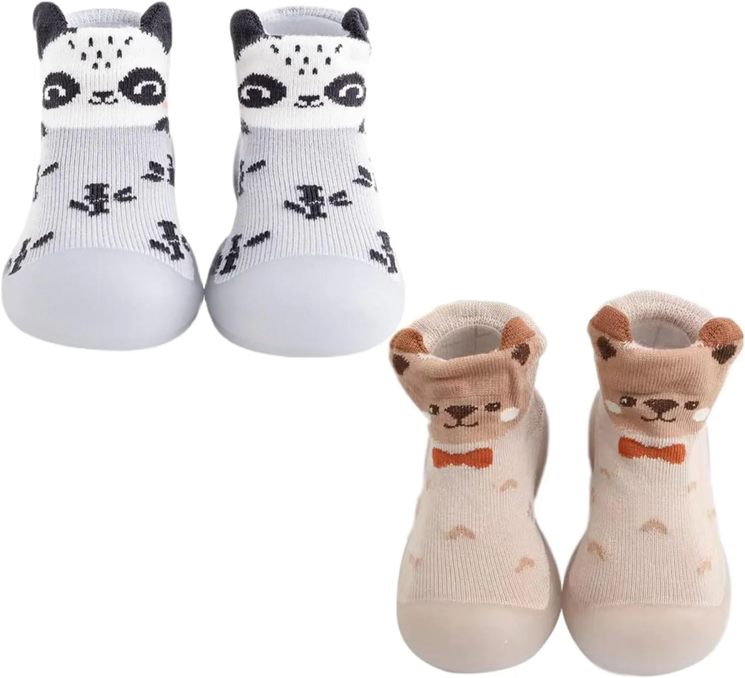 Baby Shoe Socks 6to12 Months Toddler Baby Girls Boys Sock Shoe Elastic Indoor Slipper Infant First Cats Soft Sole Rubber Shoes White Toddler Shoes