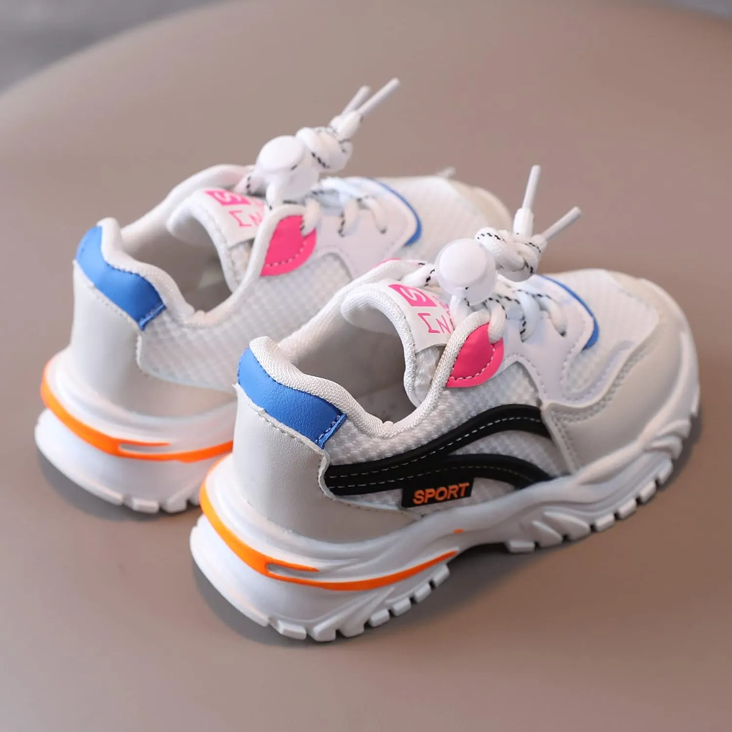 Baby Shoes Boys Girls Anti-Slip Mesh Breathable Shoes Soft Rubber Flat Sole Sneakers First Walking Crib Shoes