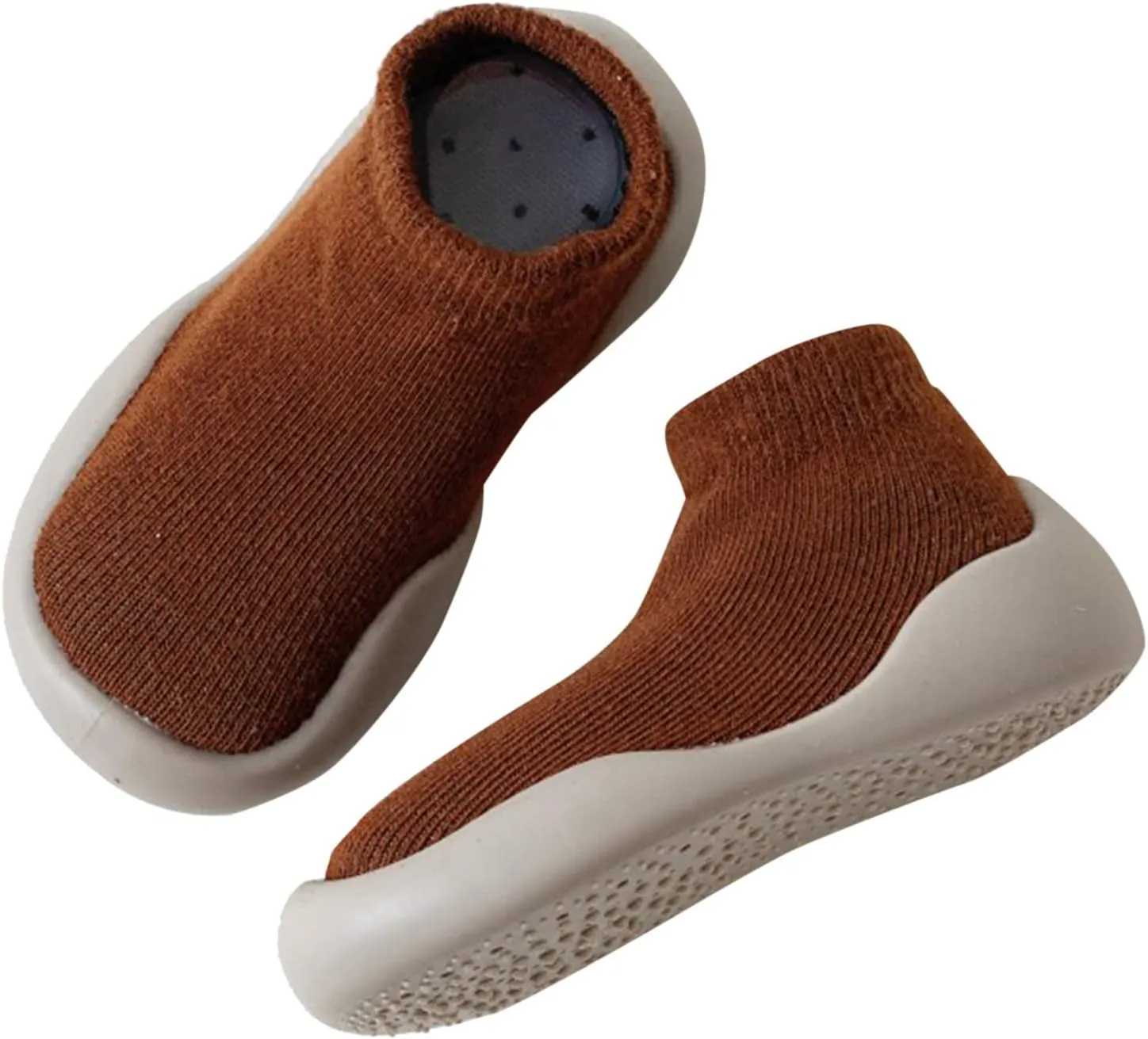 Baby Shoes Boys Girls First Walking Shoes Toddler Non Slip Slip On Sneakers Infant Knit Sock Shoes Floor Shoes