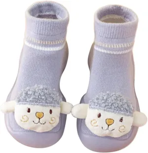 Baby Shoes First Walking Shoes Toddler Boys Girls Non Slip Rubber Sole Cute Slippers For Infant Indoor Sock Shoes