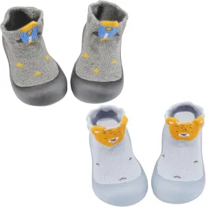 Baby Slippers 6to12 Months Toddler Baby Girls Boys Sock Shoe Elastic Indoor Slipper Infant First Cats Soft Sole Rubber Shoes Baby Mesh Shoes