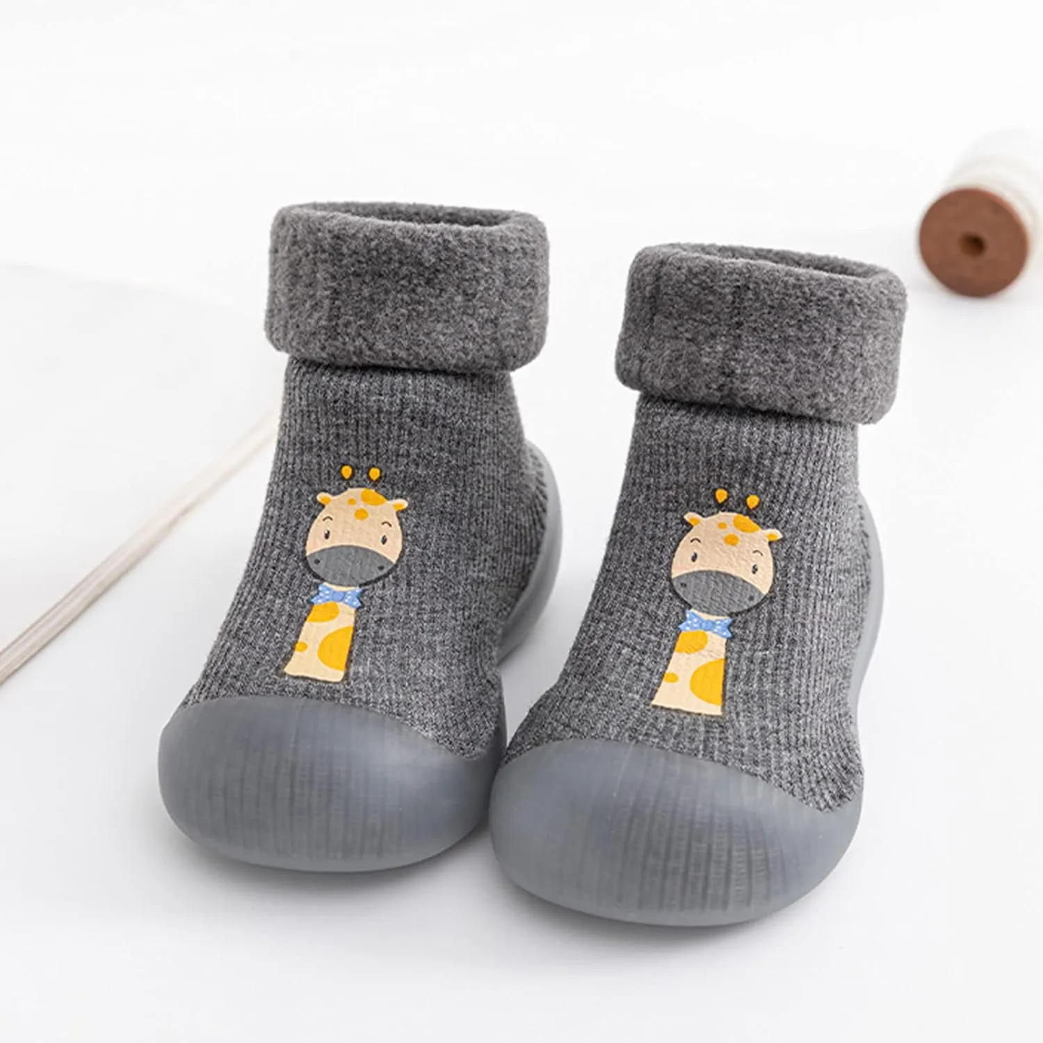 Baby Sneaker Baby Sole Soft Girls Stocking Shoes Boys Toddler Solid Socks Slipper Little Girls Casual Shoes