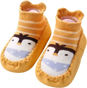 Baby Sock Shoes Toddler Cute Soft Rubber Sole Non Slip Floor Slipper for Boys Girls First Walking Soft Sole Sneakers