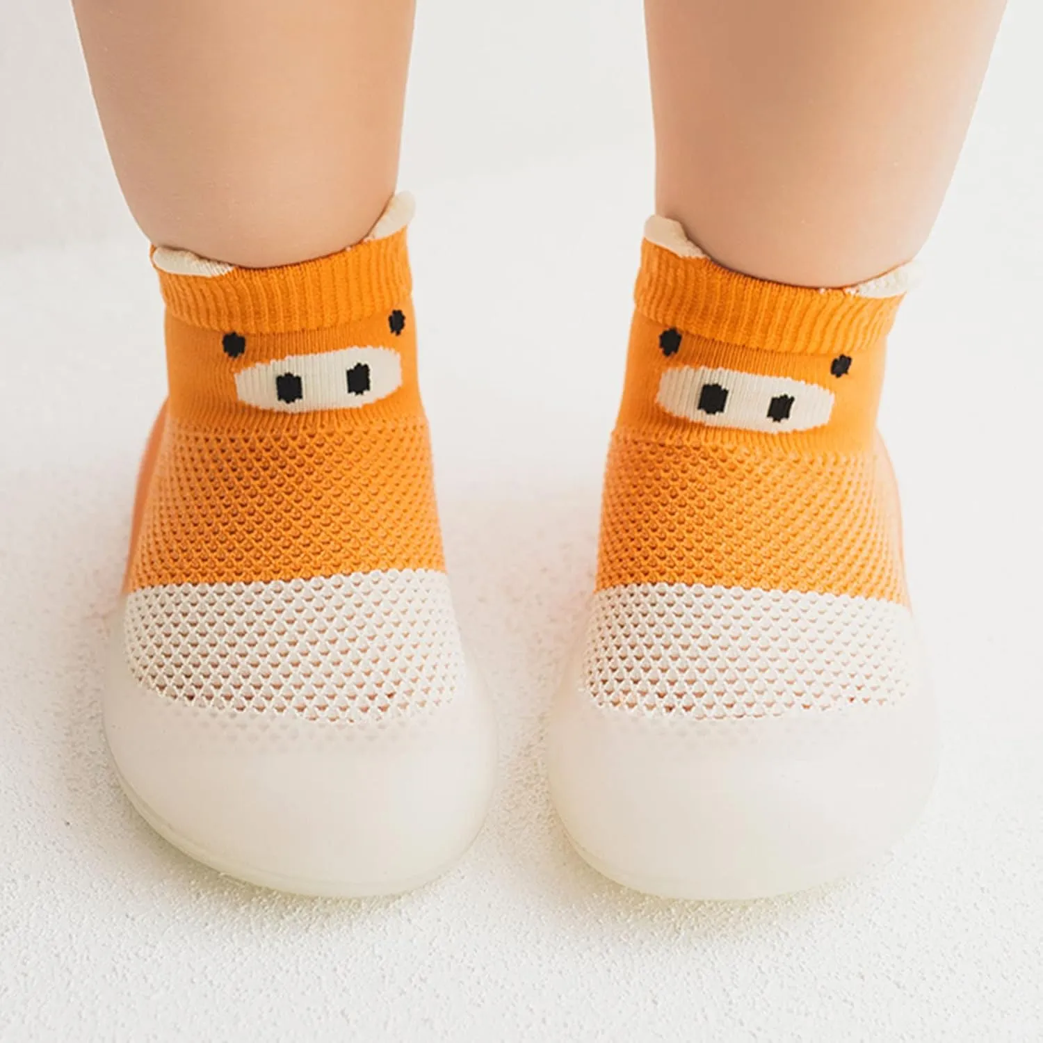 Baby Sock Shoes Toddler Cute Soft Rubber Sole Non Slip Floor Slipper for Boys Girls First Walking