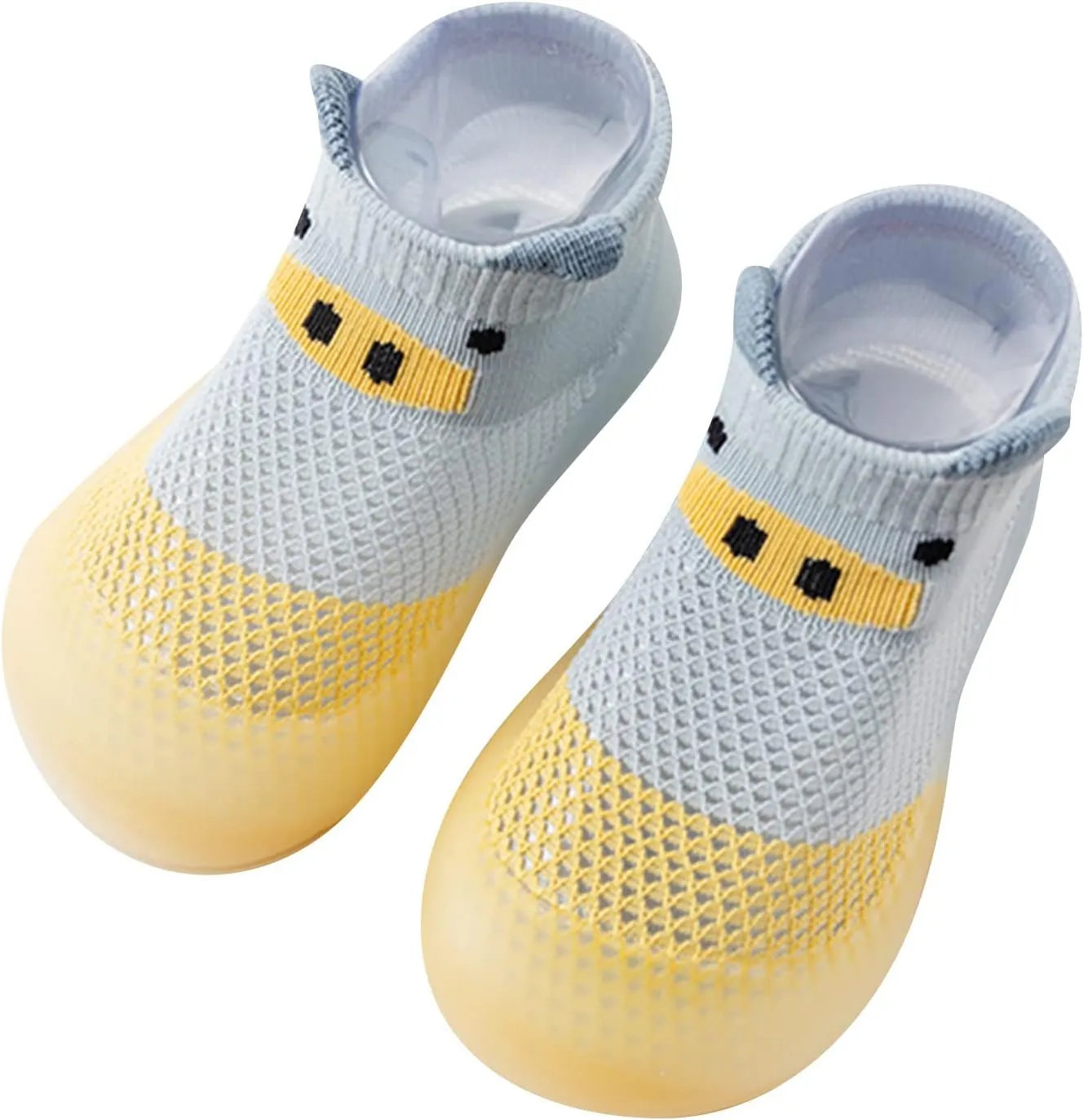 Baby Sock Shoes Toddler Cute Soft Rubber Sole Non Slip Floor Slipper for Boys Girls First Walking