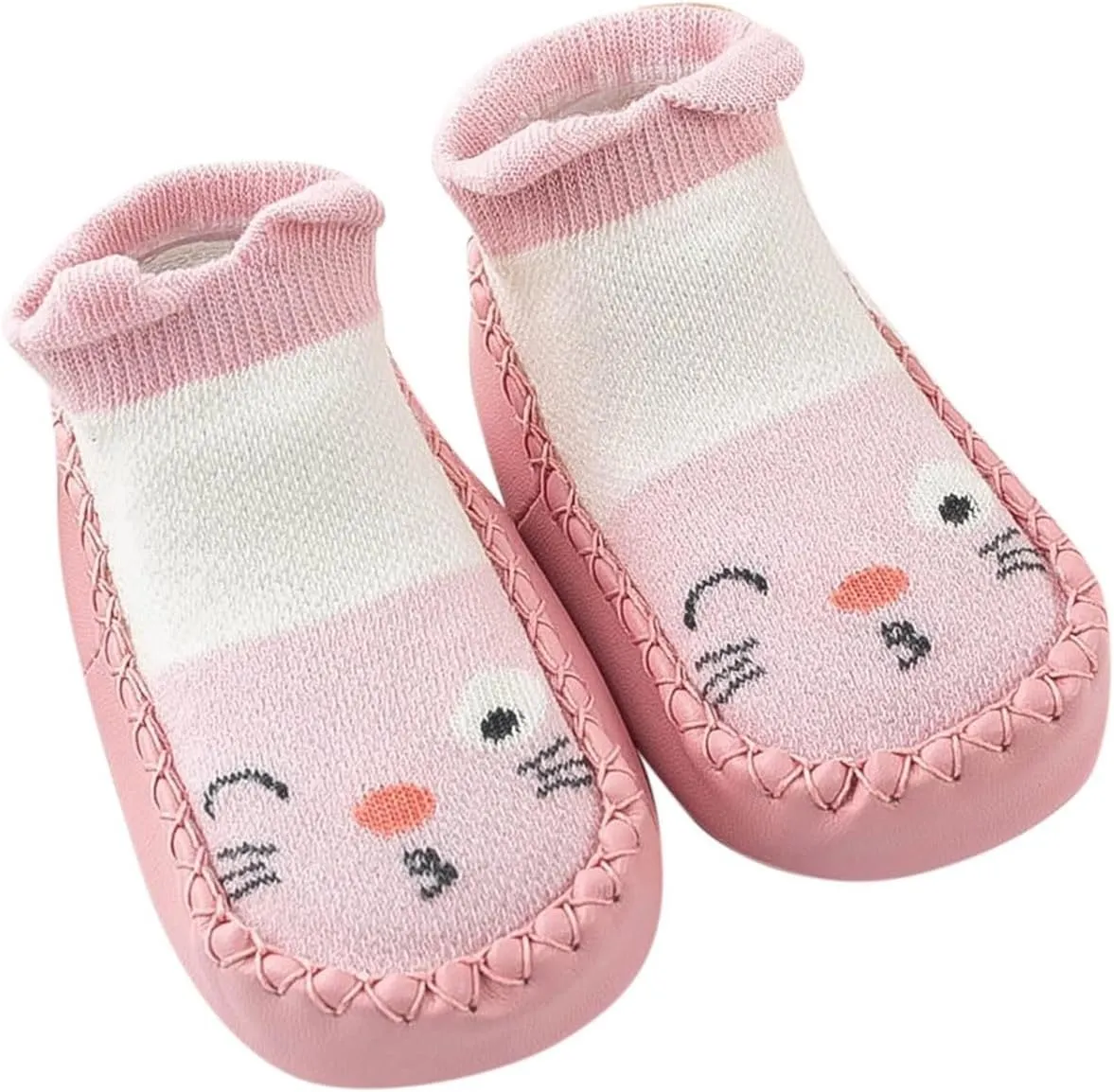 Baby Sock Shoes Toddler Cute Soft Rubber Sole Slipper Knit Printing Non Slip Floor Slippers Infant Soft Sole Sneakers