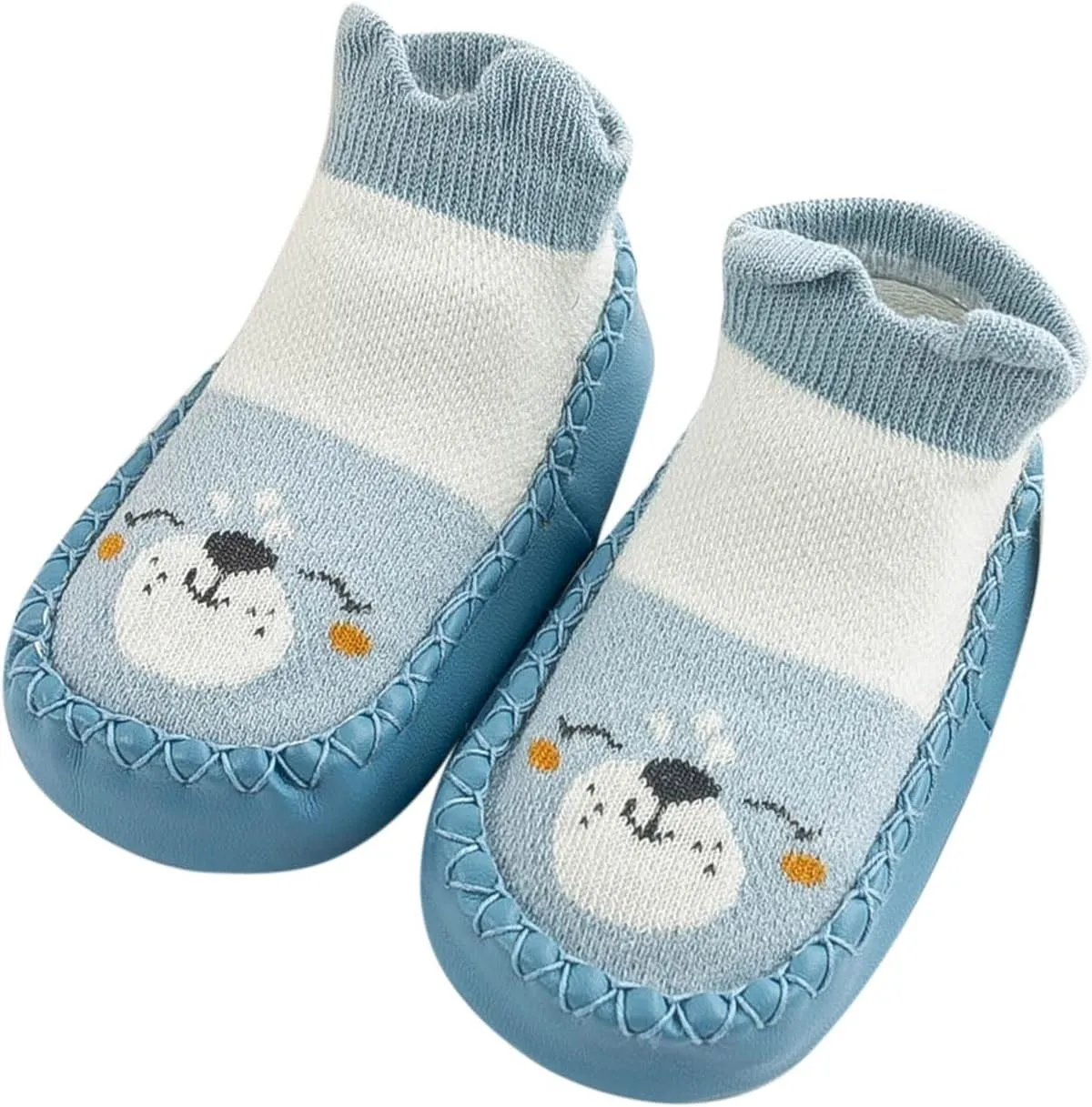 Baby Sock Shoes Toddler Cute Soft Rubber Sole Slipper Knit Printing Non Slip Floor Slippers Infant Soft Sole Sneakers