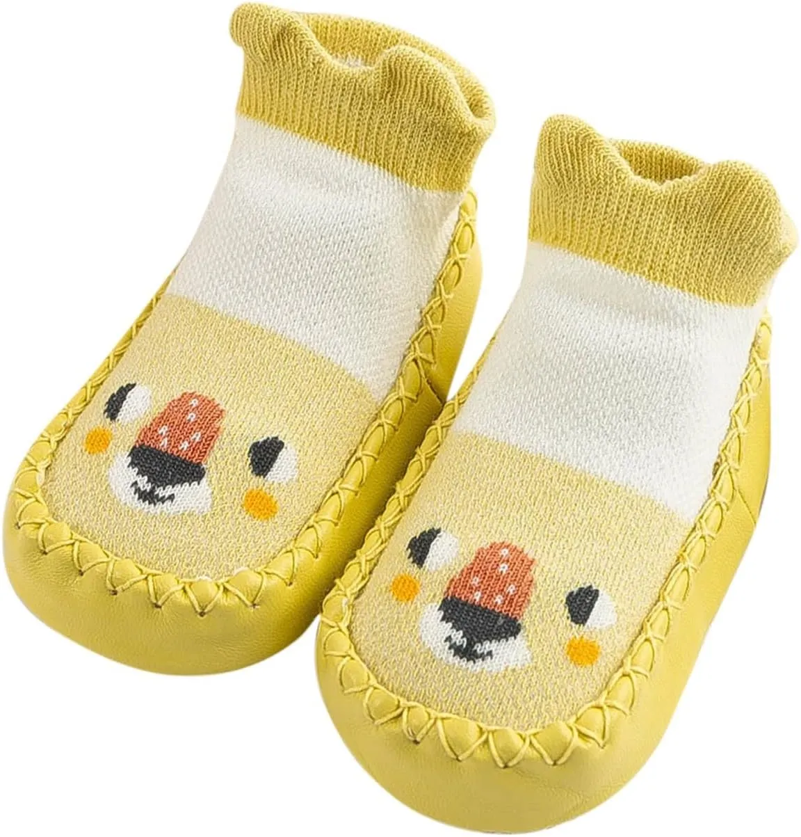 Baby Sock Shoes Toddler Cute Soft Rubber Sole Slipper Knit Printing Non Slip Floor Slippers Infant Soft Sole Sneakers