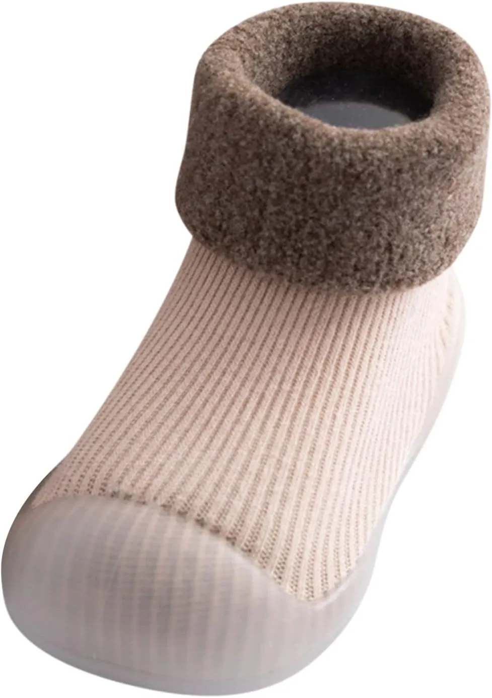 Baby Toddler First Walking Non-?Kid Shoes Boys Girls Soft Sole Breathable Knit Mesh Socks Shoes Slip on Slippers