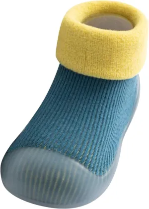 Baby Toddler First Walking Non-?Kid Shoes Boys Girls Soft Sole Breathable Knit Mesh Socks Shoes Slip on Slippers
