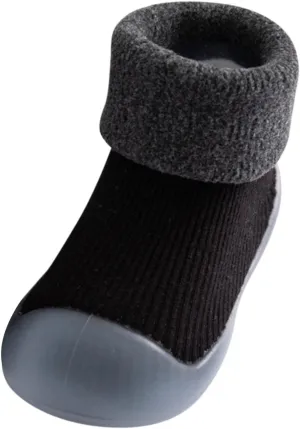 Baby Toddler First Walking Non-?Kid Shoes Boys Girls Soft Sole Breathable Knit Mesh Socks Shoes Slip on Slippers