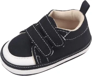 Baby Walking Shoes Girl Boy Soft Sole Breathable Cotton Canvas Shoes Lightweight Non-Slip Tennis Wide Sneakers
