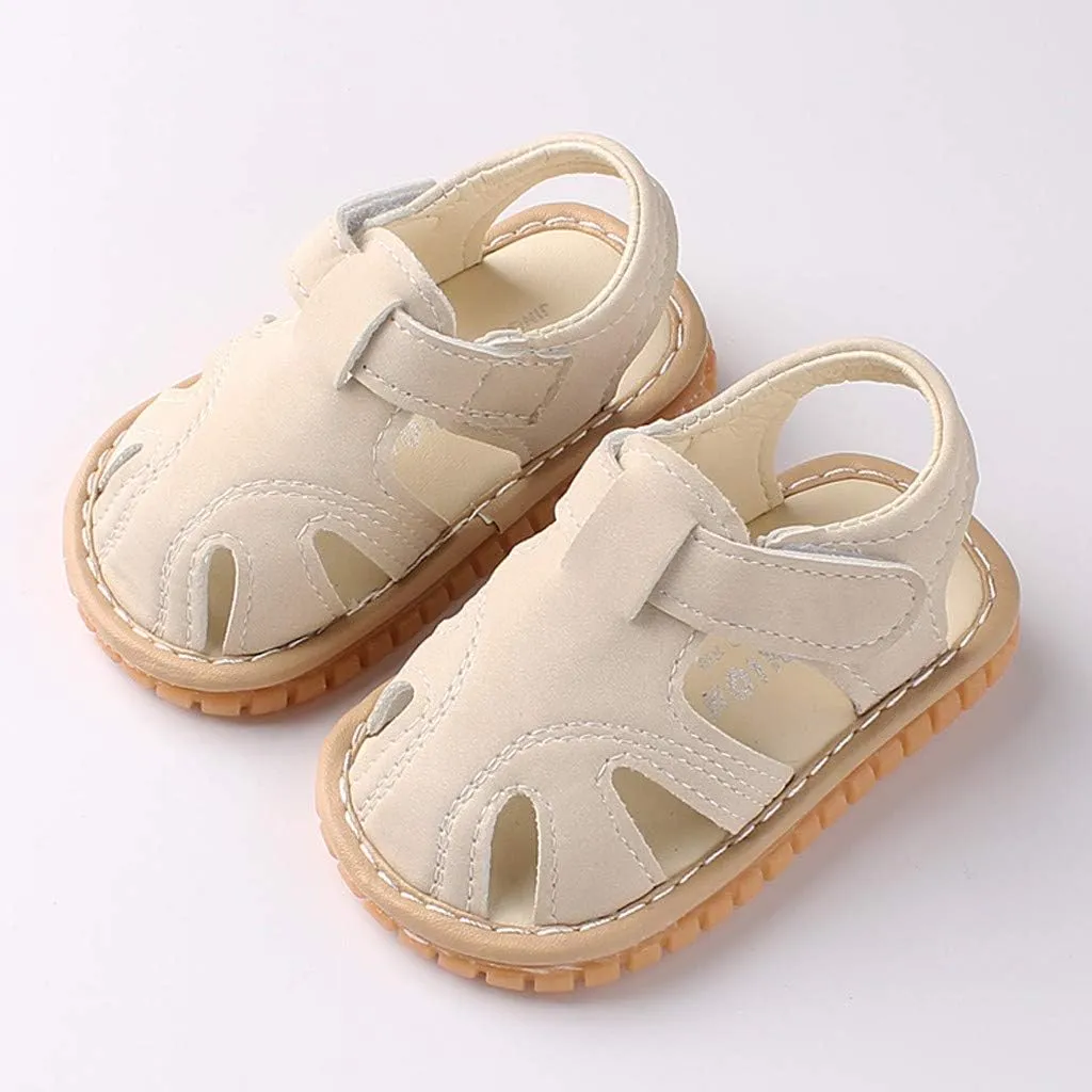 DEESEE(TM)_Jewelry Baby Slippers, Newborn Baby Girls Boys Roman Shoes Sandals First Walkers Soft Sole Shoes