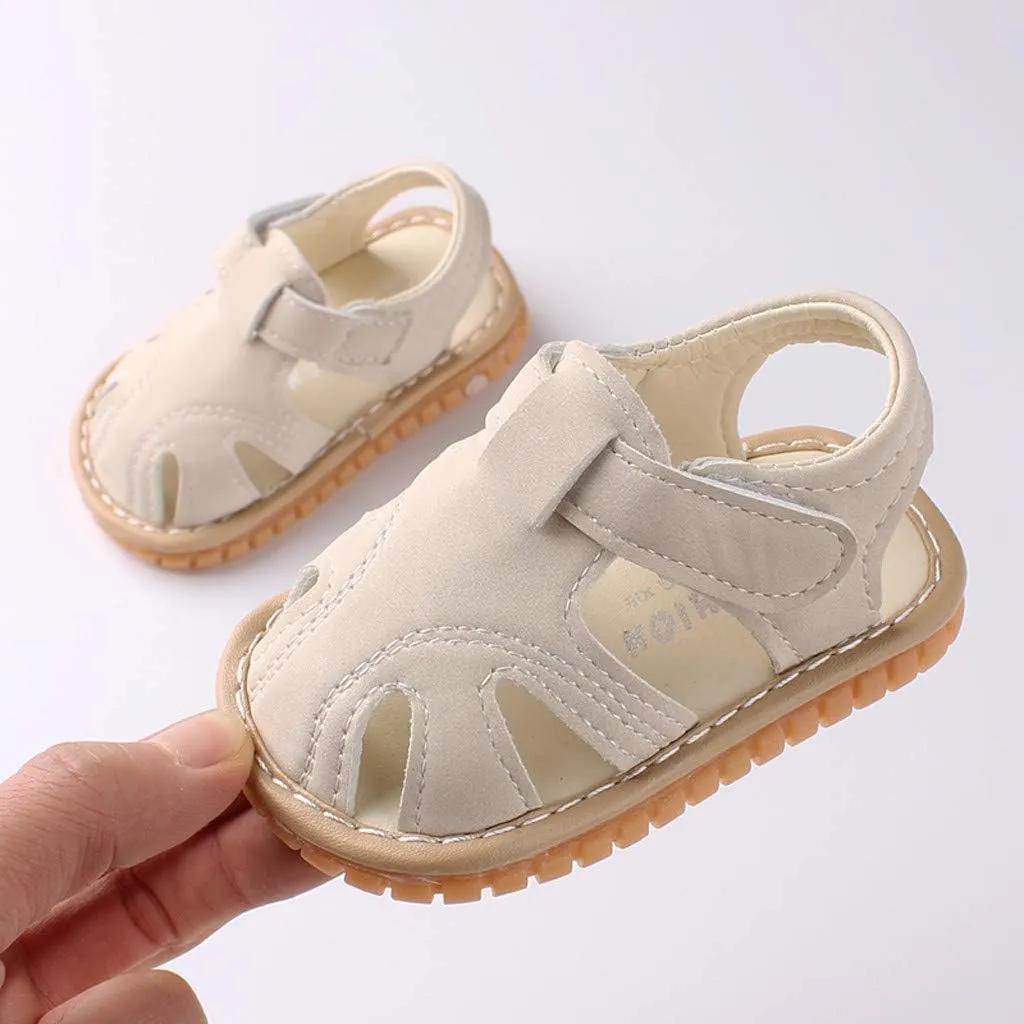 DEESEE(TM)_Jewelry Baby Slippers, Newborn Baby Girls Boys Roman Shoes Sandals First Walkers Soft Sole Shoes
