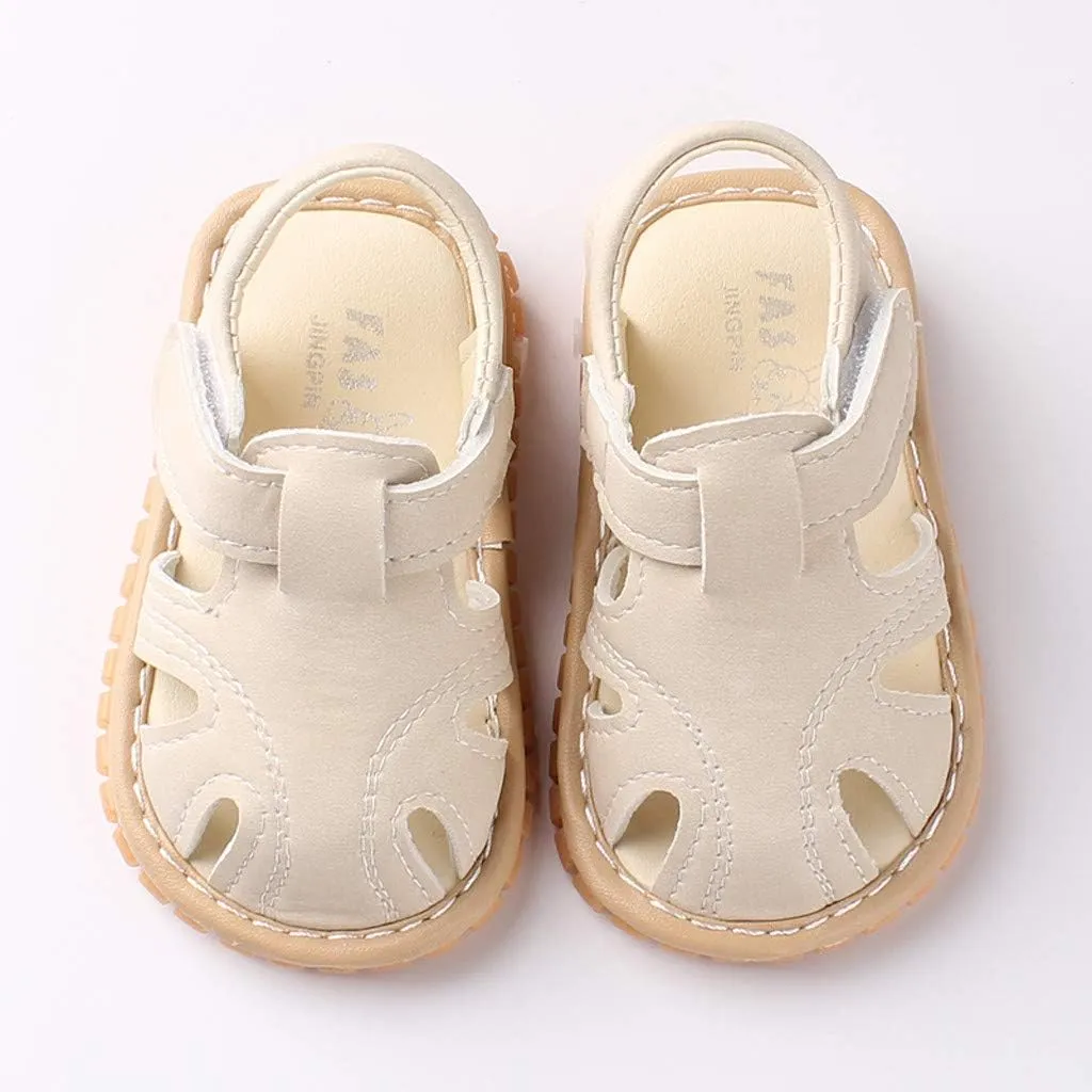 DEESEE(TM)_Jewelry Baby Slippers, Newborn Baby Girls Boys Roman Shoes Sandals First Walkers Soft Sole Shoes