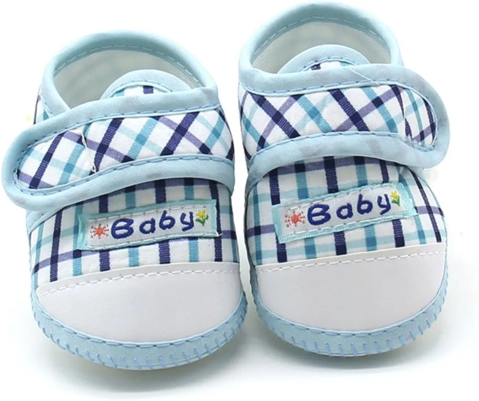 EnJoCho Flats for Children,Newborn InfantBaby Boys Girls Soft Sole Prewalker Warm Casual Flats Shoes for 0-12M (Blue-03#, 9-12M)